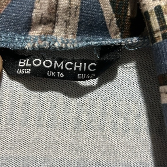 Bloom Chic Women’s Supersoft  Bandana Open Front Kimono Aztec Print Western Sz12 - Picture 8 of 11